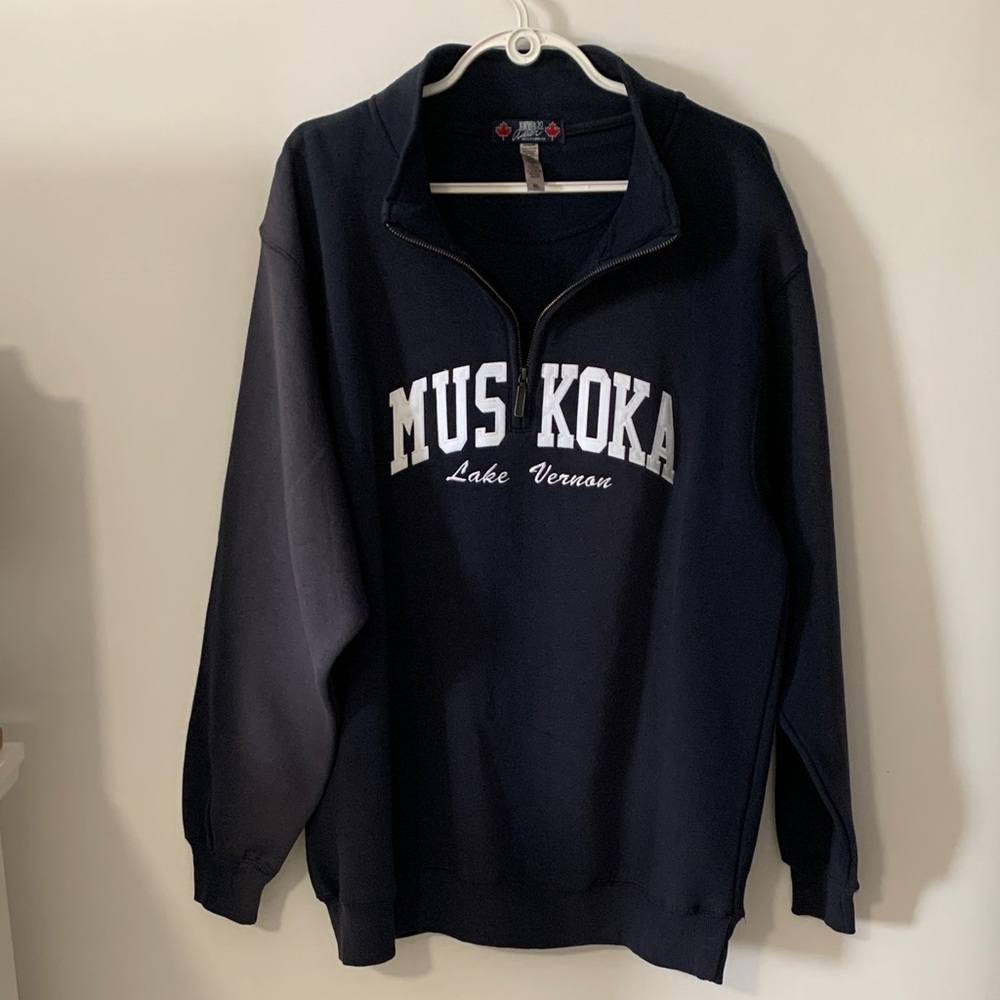 Bwear Men's Black Zip-Up Muskoka Sweater